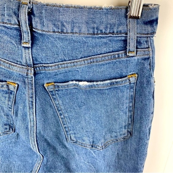 Abercrombie & Fitch sz 6S 70s Vintage Flare Ultra High Rise Medium Wash Jeans - Picture 6 of 10